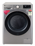 LG 7Kg Front Load Washing Machine, AI Direct Drive™, Platinum Silver